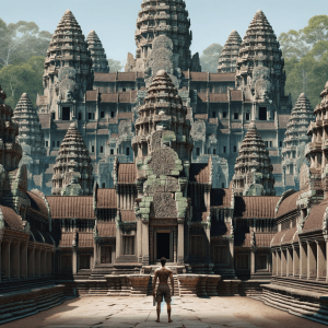 Angkor Wat vs human