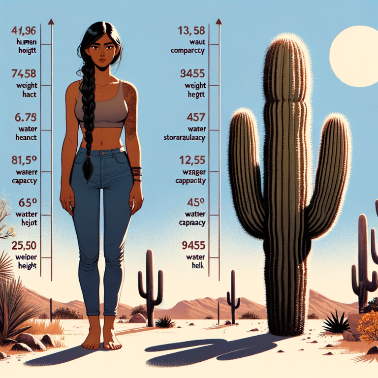 Cactus vs. Human: Surprising Similarities and Differences Cactus compare to human
