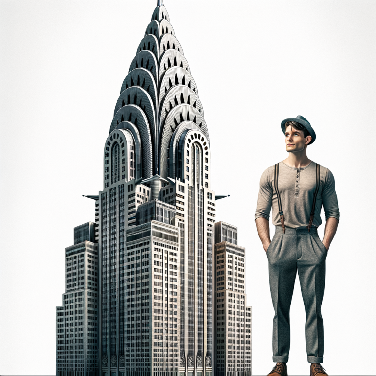 The Chrysler Building: A Human-Sized Marvel Chrysler Building compared to human