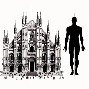 Duomo di Milano vs human