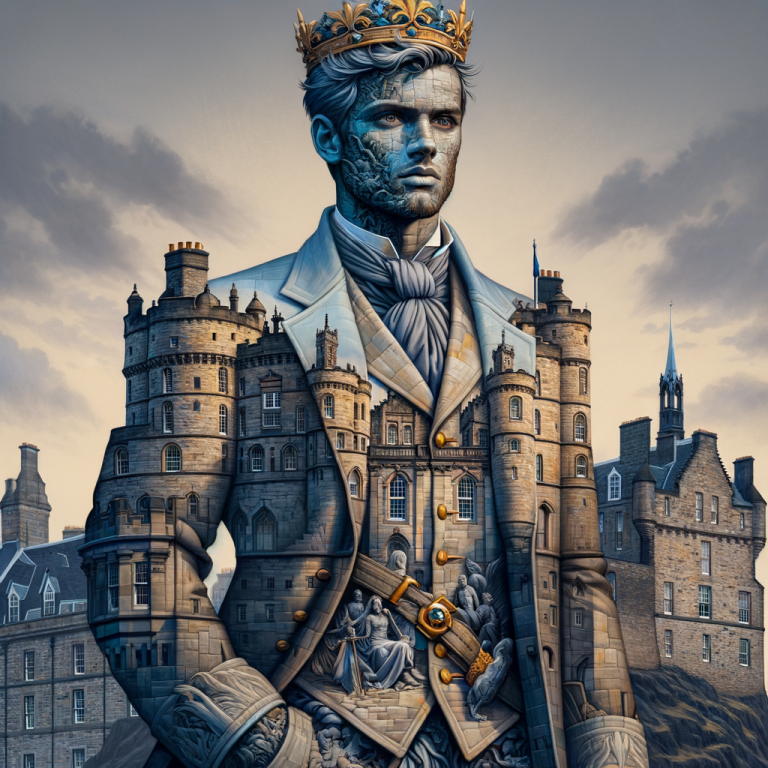 Edinburgh Castle compared to human