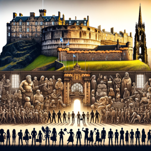 Edinburgh Castle vs human