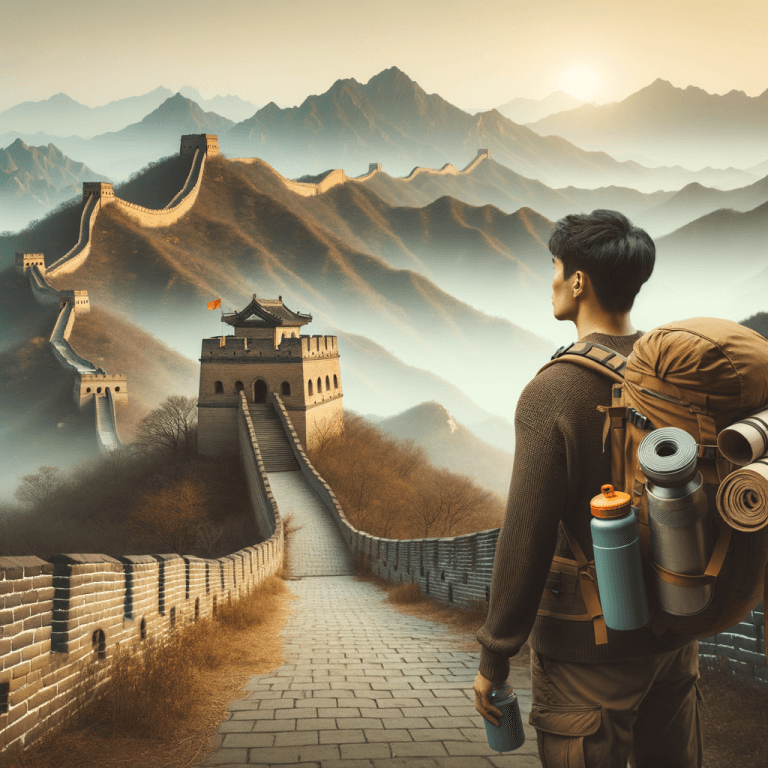 The Great Wall of China: A Human-Scale Wonder Great Wall of China compared to human