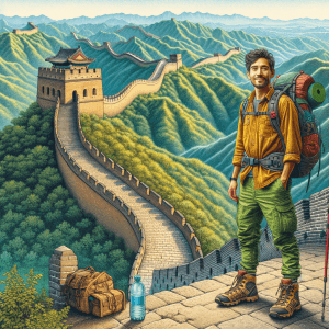 Great Wall of China vs human