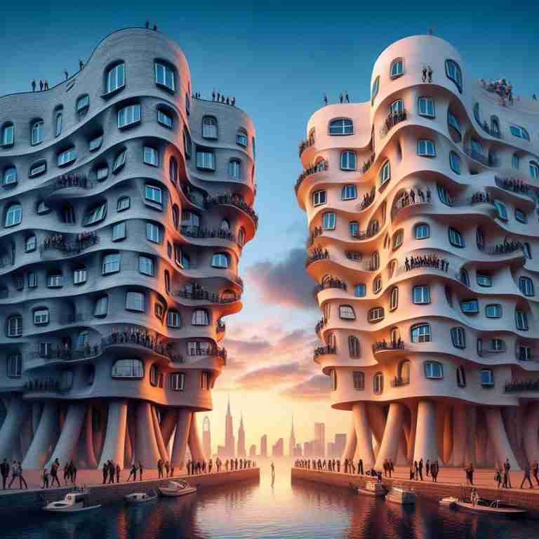 La Pedrera compared to human