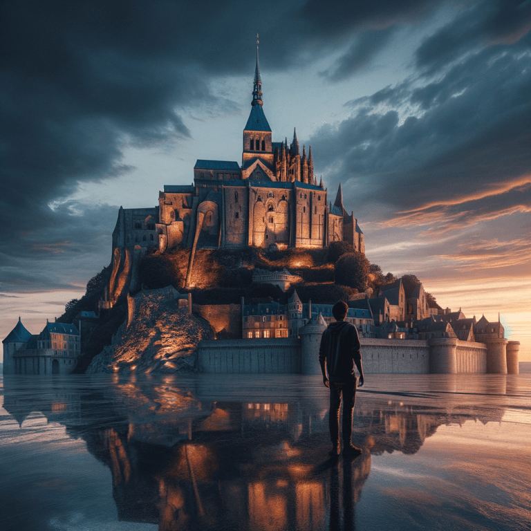 Mont Saint-Michel: A Human-Scale Wonder Mont Saint-Michel compared to human