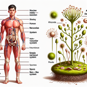 Moss size compare to human