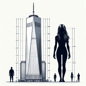 One World Trade Center vs human