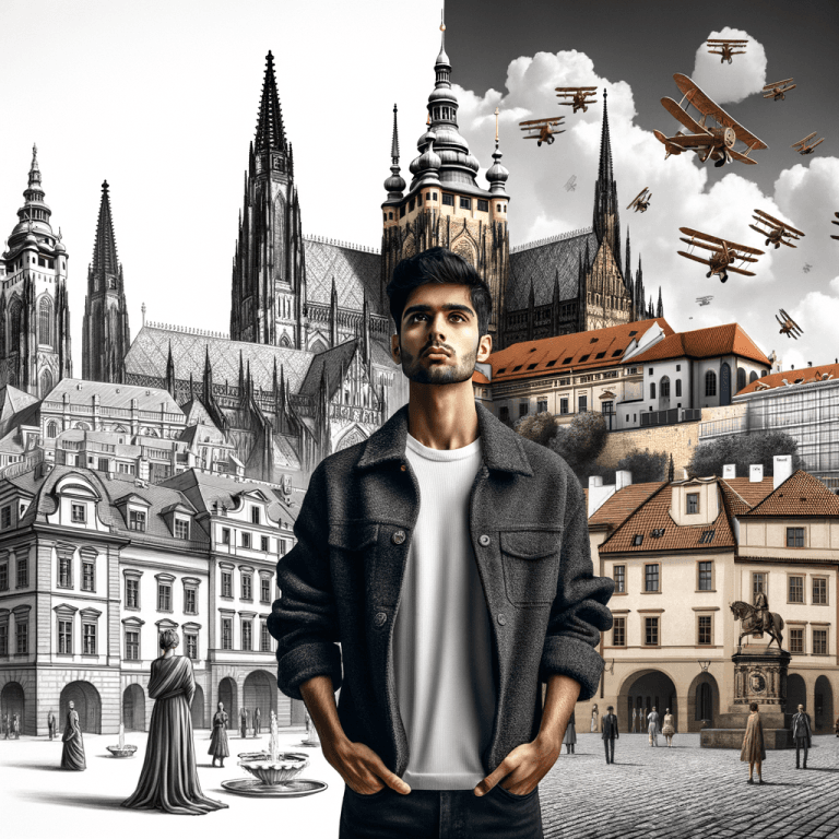 The Majesty of Prague Castle: A Human Perspective Prague Castle compared to human