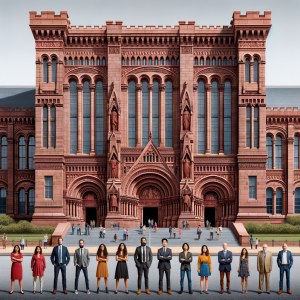 Smithsonian Institution Building (The Castle) vs human