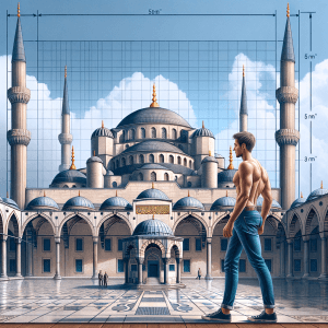 Sultan Ahmed Mosque (Blue Mosque) vs human