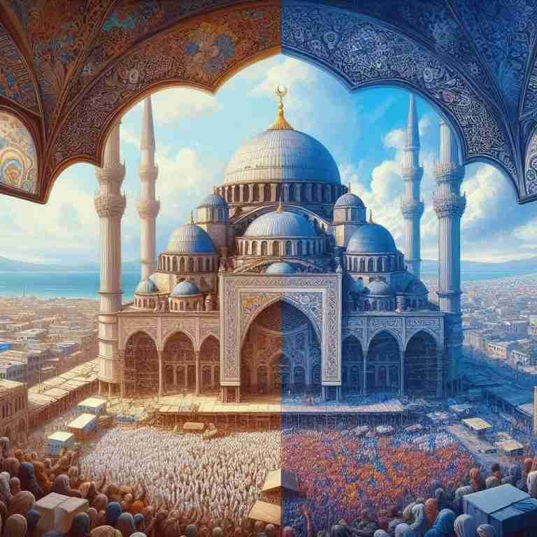 The Blue Mosque: A Human Comparison The Blue Mosque compared to human