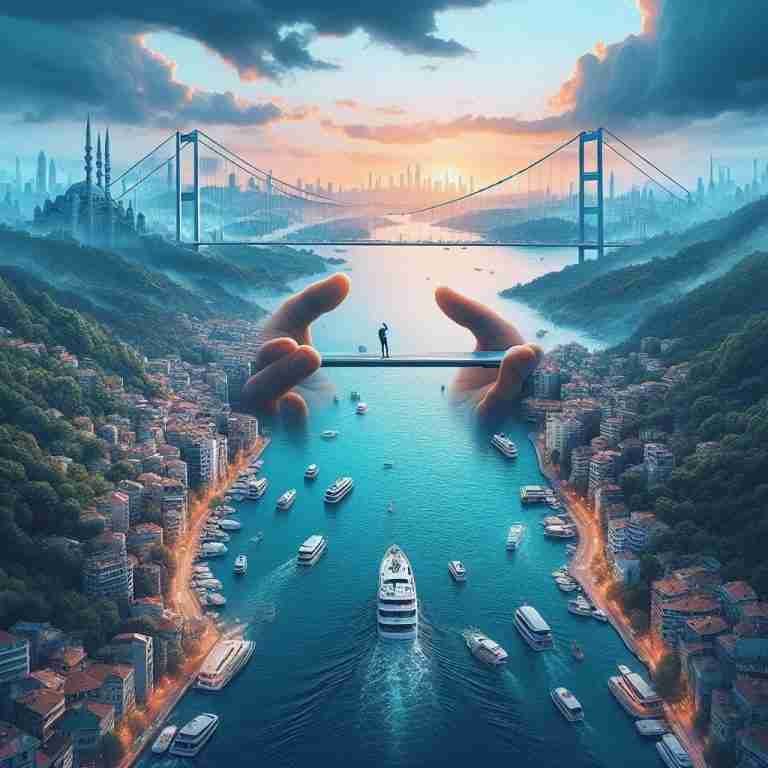 The Bosphorus Strait: A Human Comparison The Bosphorus Strait compared to human