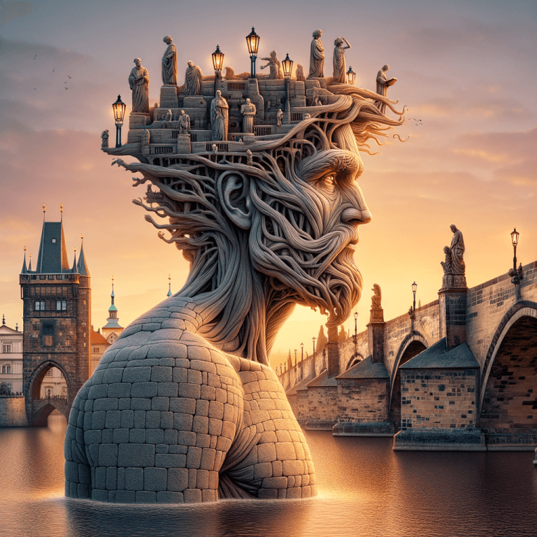 The Charles Bridge: A Human Perspective The Charles Bridge compared to human