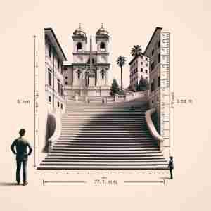 The Spanish Steps vs human