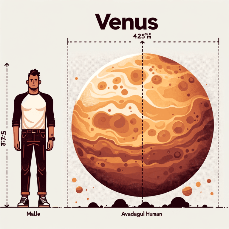 Venus compared to human