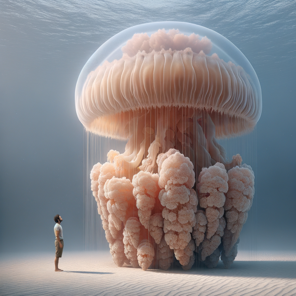 World's Largest Jellyfish Compared to Human