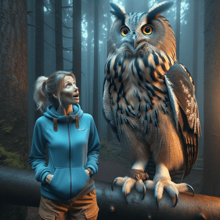 World’s Largest Owl: Size Comparison with Humans biggest owl in the world compared to human