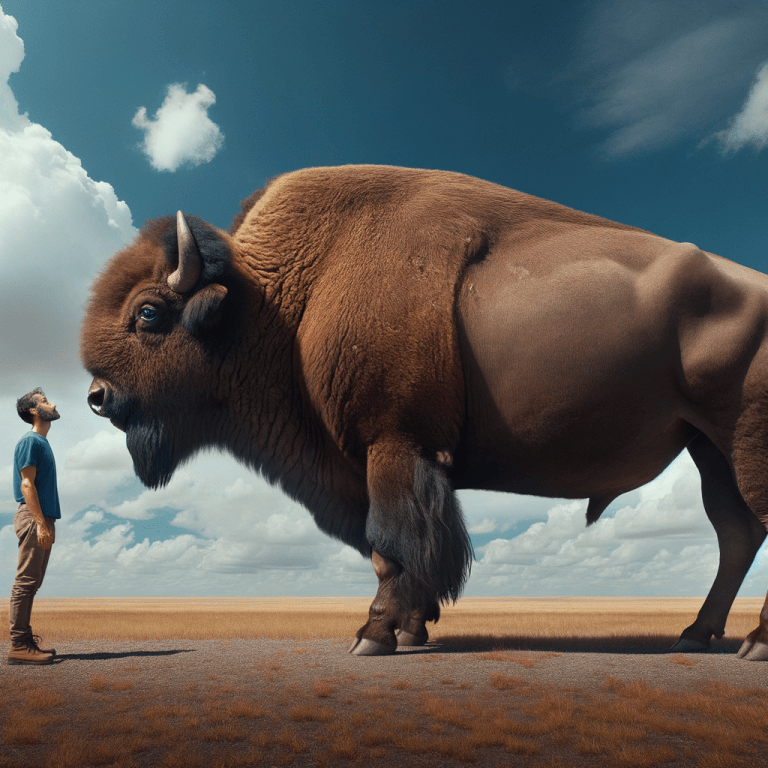 Bison vs. Human: Key Differences Explained bison compared to human