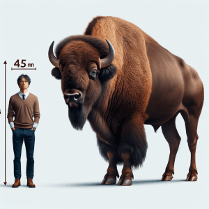 bison compared to human 2