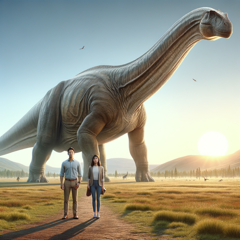 Brachiosaurus Size: A Comparison to Humans brachiosaurus size compared to human