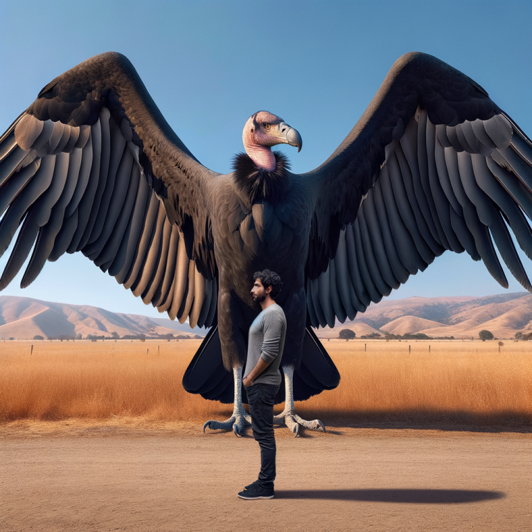 california condor compared to human