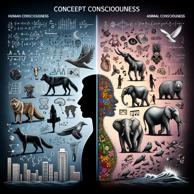 Exploring Human vs. Animal Consciousness difference between human consciousness and animal consciousness