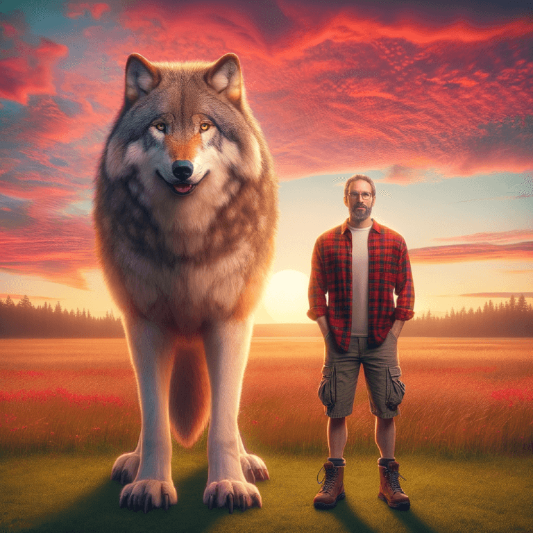 dire wolf compared to human