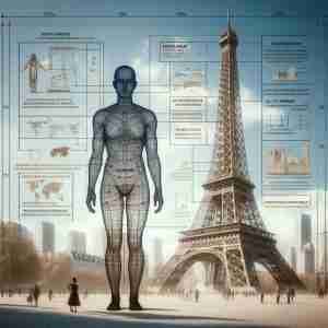 eiffel tower compared to human 2