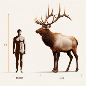 elk behavior compared to human