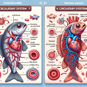 fish circulatory system vs human