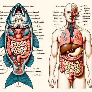 fish digestive system vs human