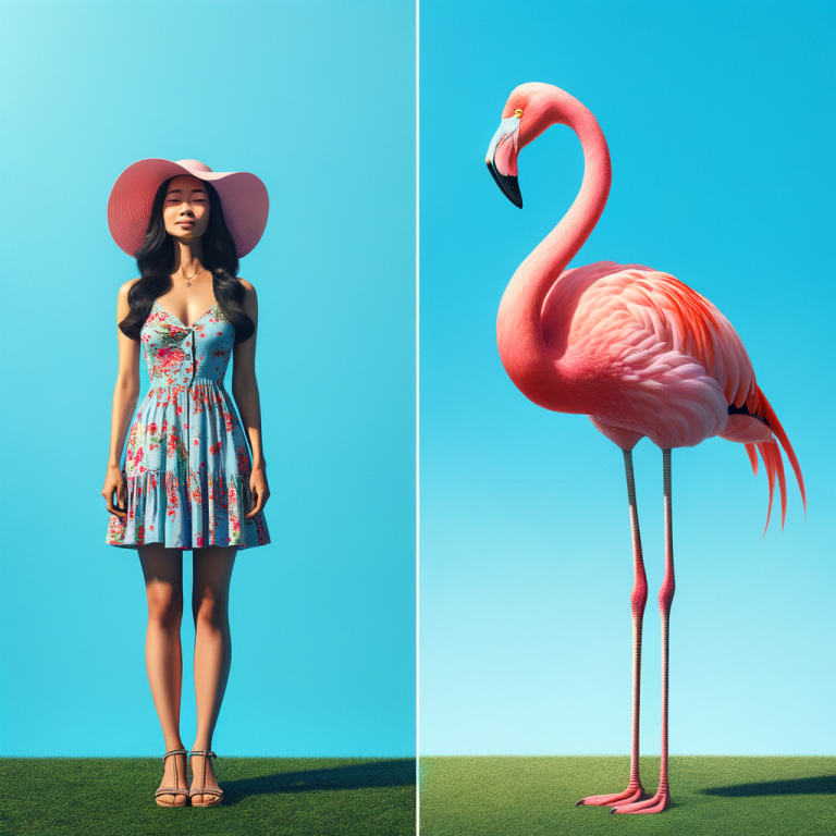 Flamingo vs Human: Key Differences Explained flamingo compared to human