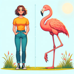 flamingo vs human