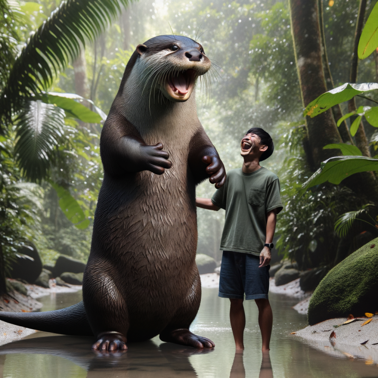 Giant Otter vs Human: A Comparative Analysis giant otter compared to human