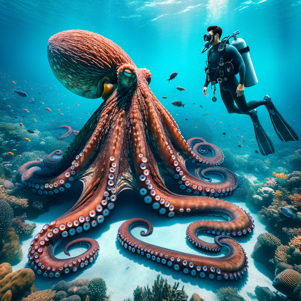 Giant Pacific Octopus vs Human: A Fascinating Comparison