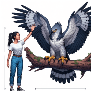 harpy eagle compared to human behavior