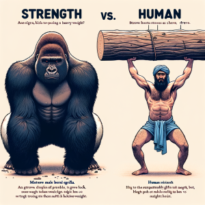 how strong are gorillas compared to man 2