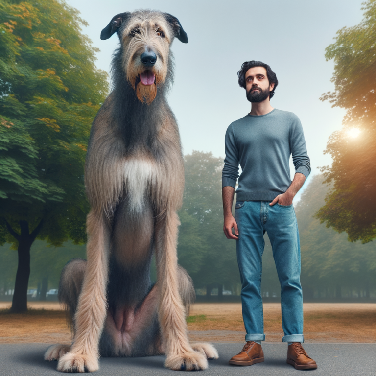 The Irish Wolfhound: A Human’s Best Companion irish wolfhound compared to a human