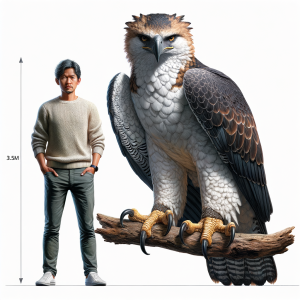 largest eagle vs human