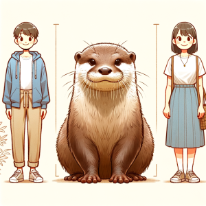 otter habitat compared to human