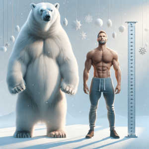 polar bear compared to human 2