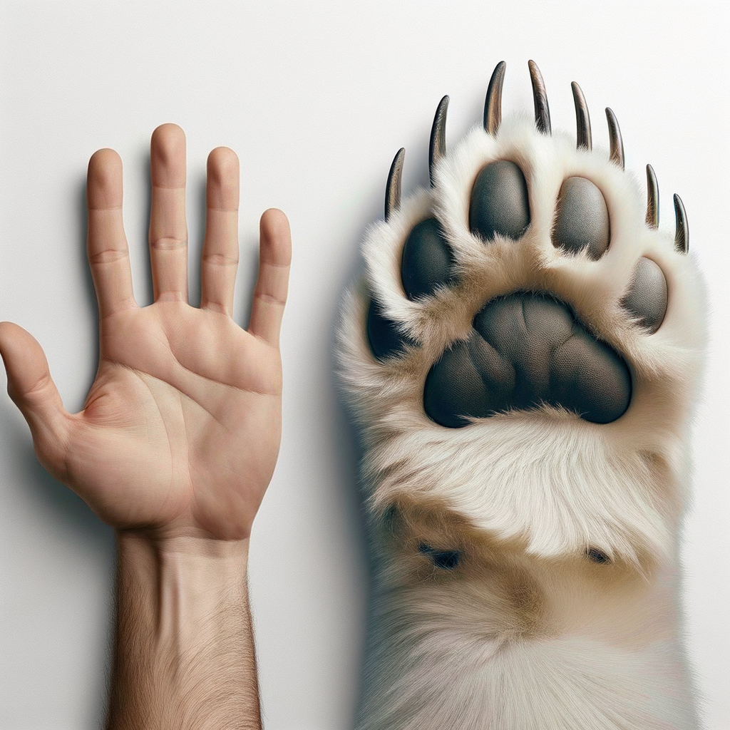 Comparing Polar Bear Hand to Human Hand