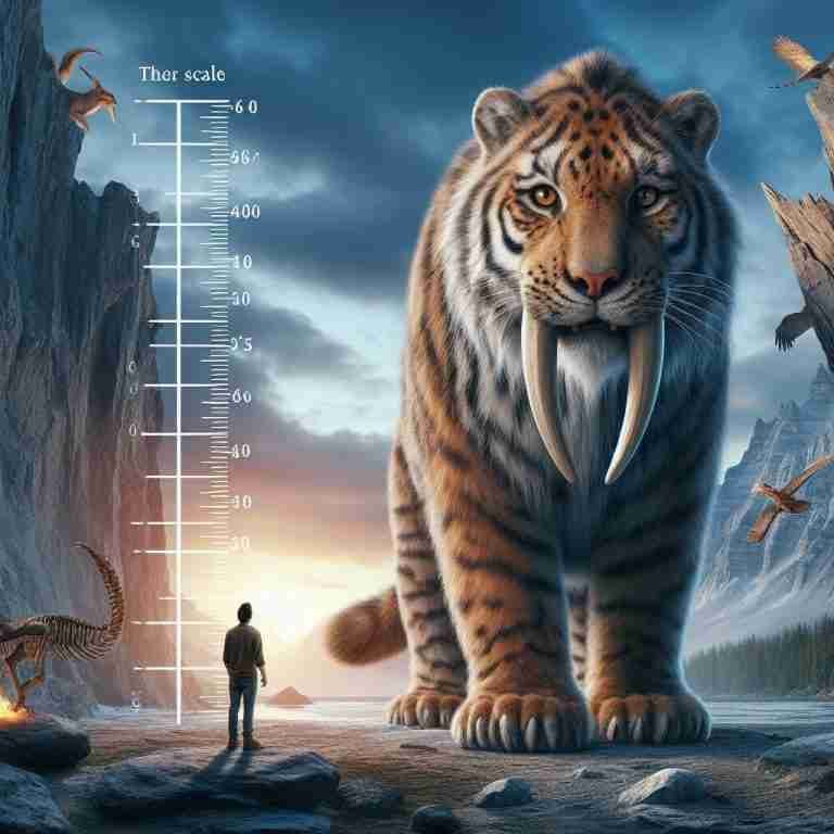 Smilodon vs Human: A Comparative Analysis smilodon compared to human