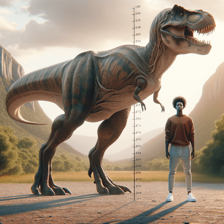 T-Rex vs Human: A Comparison t rex compared to human