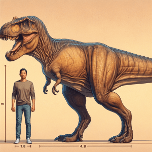 T Rex Vs Human A Comparison