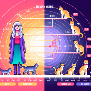 what are cat years compared to human years look like