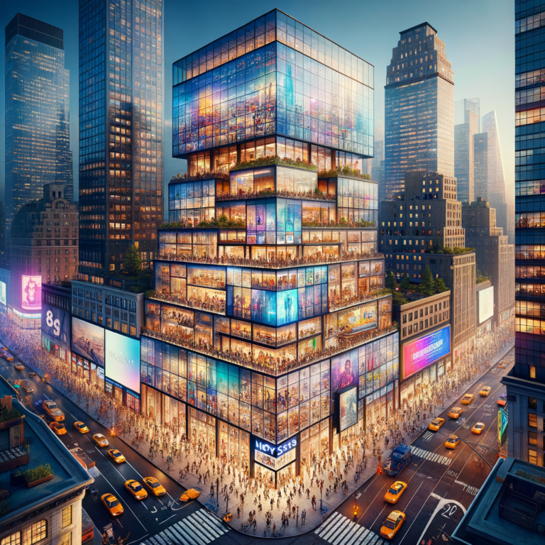 4 Times Square vs. Human Scale: A New York City Marvel Explored 4 Times Square New York city compare to human