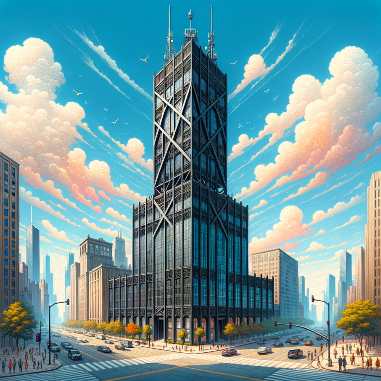 John Hancock Center (Chicago) compared to human