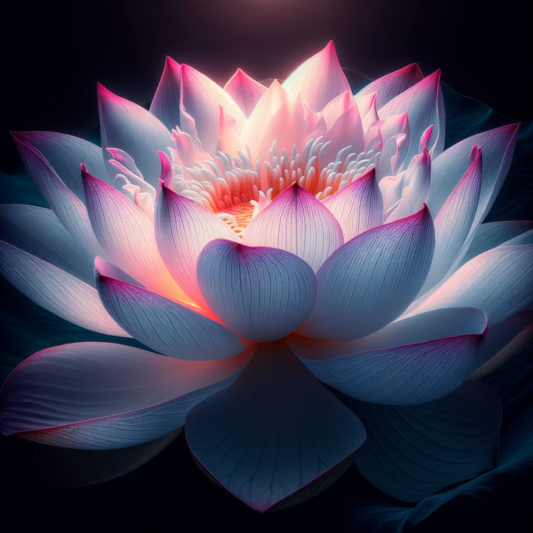 Luminous Lotus compared to human